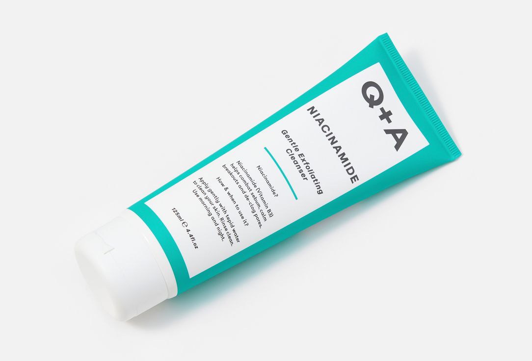Q+A Gentle exfoliating cleanser Niacinamide 125 ml Q+A Gentle exfoliating cleanser Niacinamide