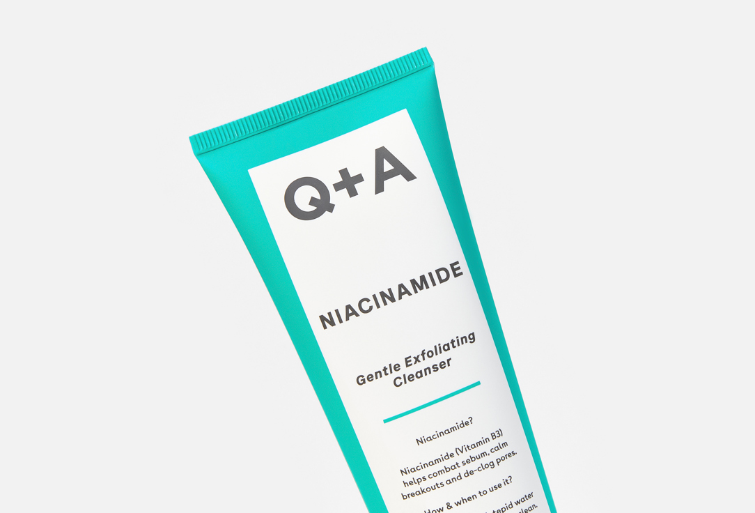 Q+A Gentle exfoliating cleanser Niacinamide 125 ml Q+A Gentle exfoliating cleanser Niacinamide