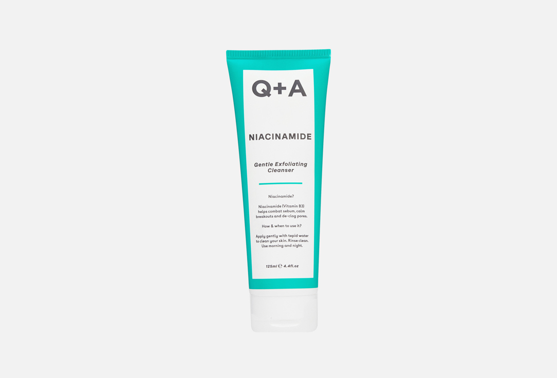Q+A Gentle exfoliating cleanser Niacinamide 125 ml Q+A Gentle exfoliating cleanser Niacinamide