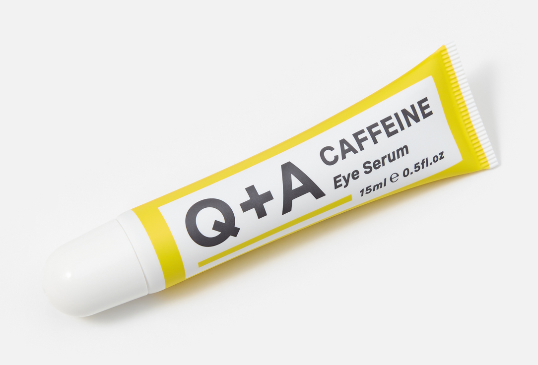Q+A Energizing eye serum Caffeine