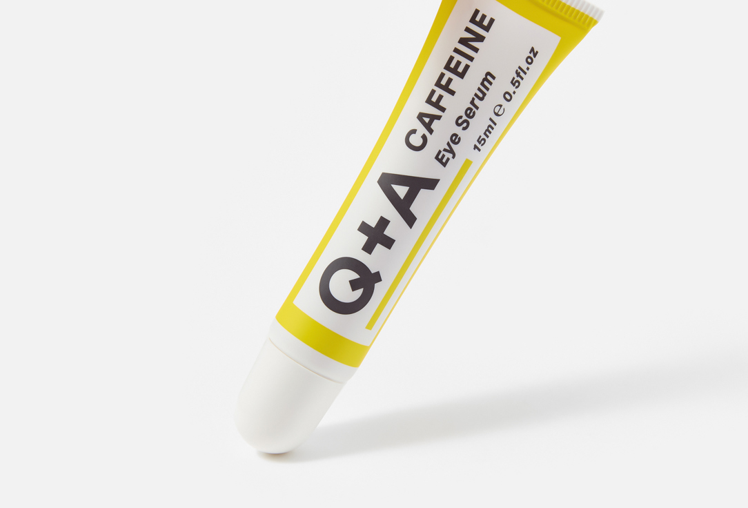 Q+A Energizing eye serum Caffeine