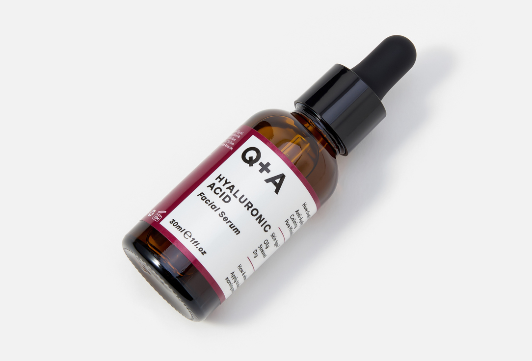 Q+A Deep-hydrating face serum Hyaluronic Acid