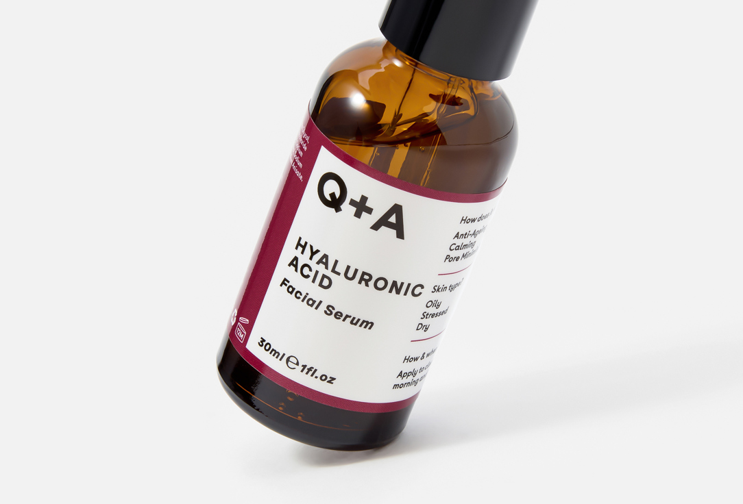 Q+A Deep-hydrating face serum Hyaluronic Acid