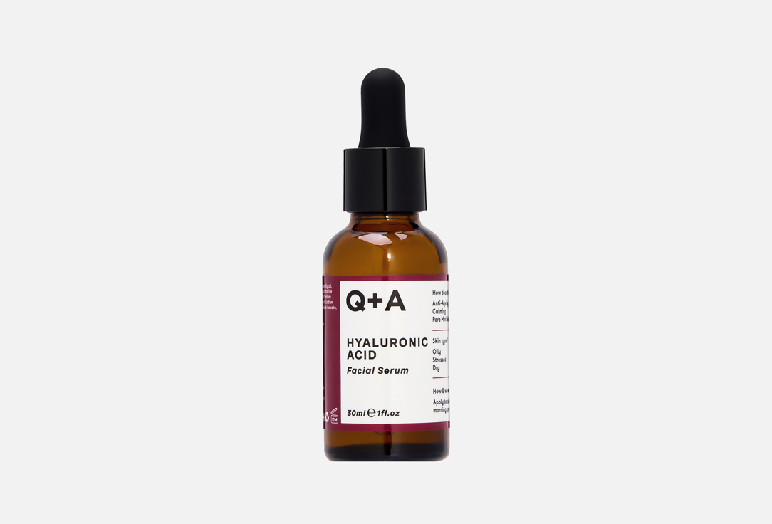 Q+A Deep-hydrating face serum Hyaluronic Acid