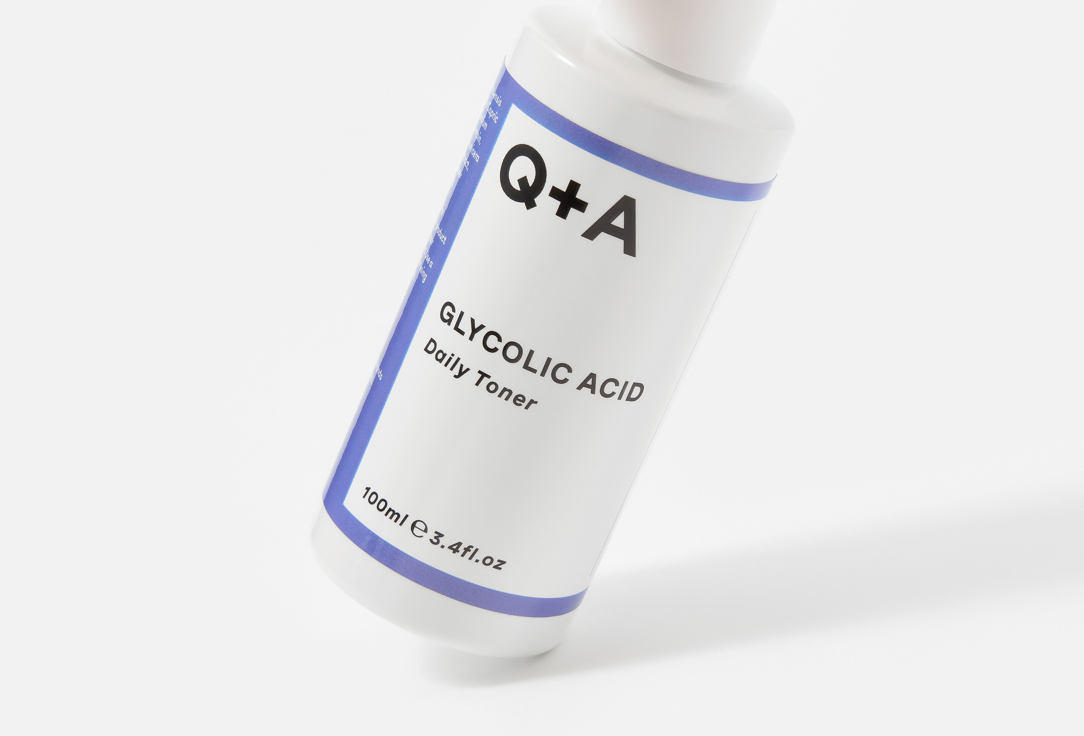 Q+A Exfoliating daily toner Aglycolic Acid 100 ml Q+A Exfoliating daily toner Aglycolic Acid