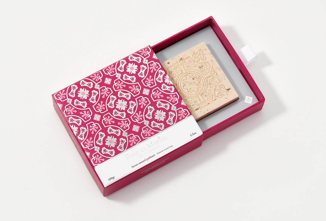 Rose et Marius Natural Scented Soap Un vin rosé sous la tonnelle 100 g Rose et Marius Natural Scented Soap Un vin rosé sous la tonnelle