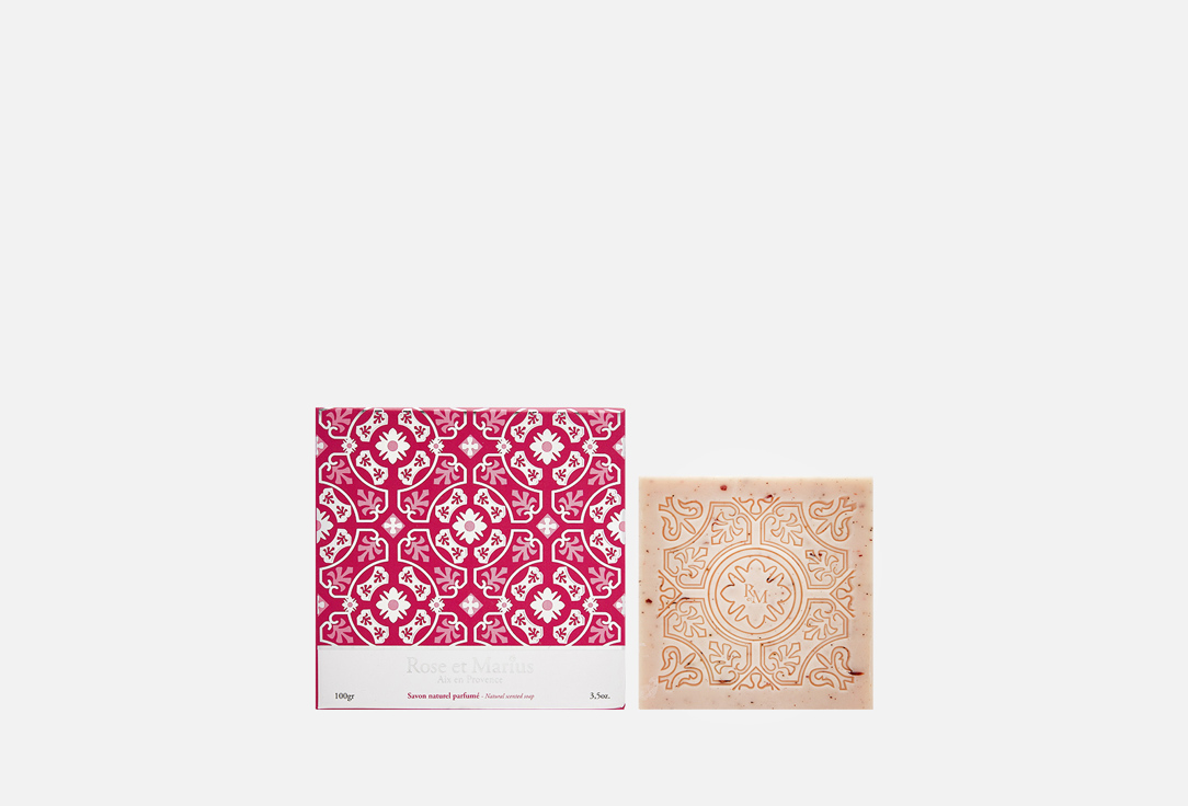 Rose et Marius Natural Scented Soap Un vin rosé sous la tonnelle 100 g Rose et Marius Natural Scented Soap Un vin rosé sous la tonnelle