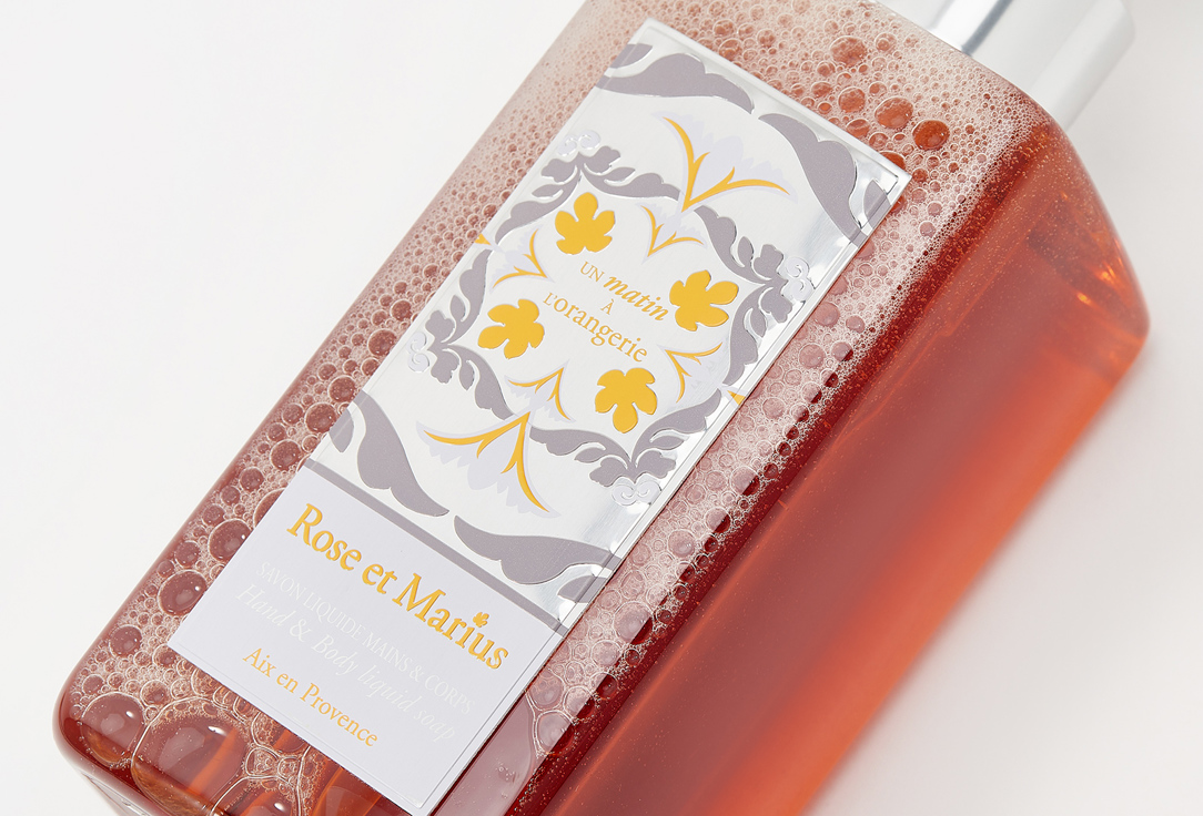 Rose et Marius Liquid soap for hands and body Un matin à l’orangerie 315 ml Rose et Marius Liquid soap for hands and body Un matin à l’orangerie