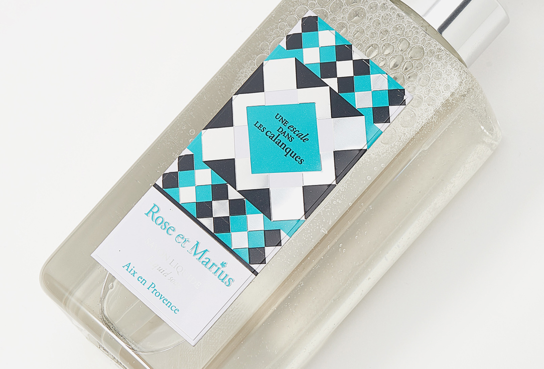 Rose et Marius Liquid soap for hands and body Une escale dans les Calanques 315 ml Rose et Marius Liquid soap for hands and body Une escale dans les Calanques