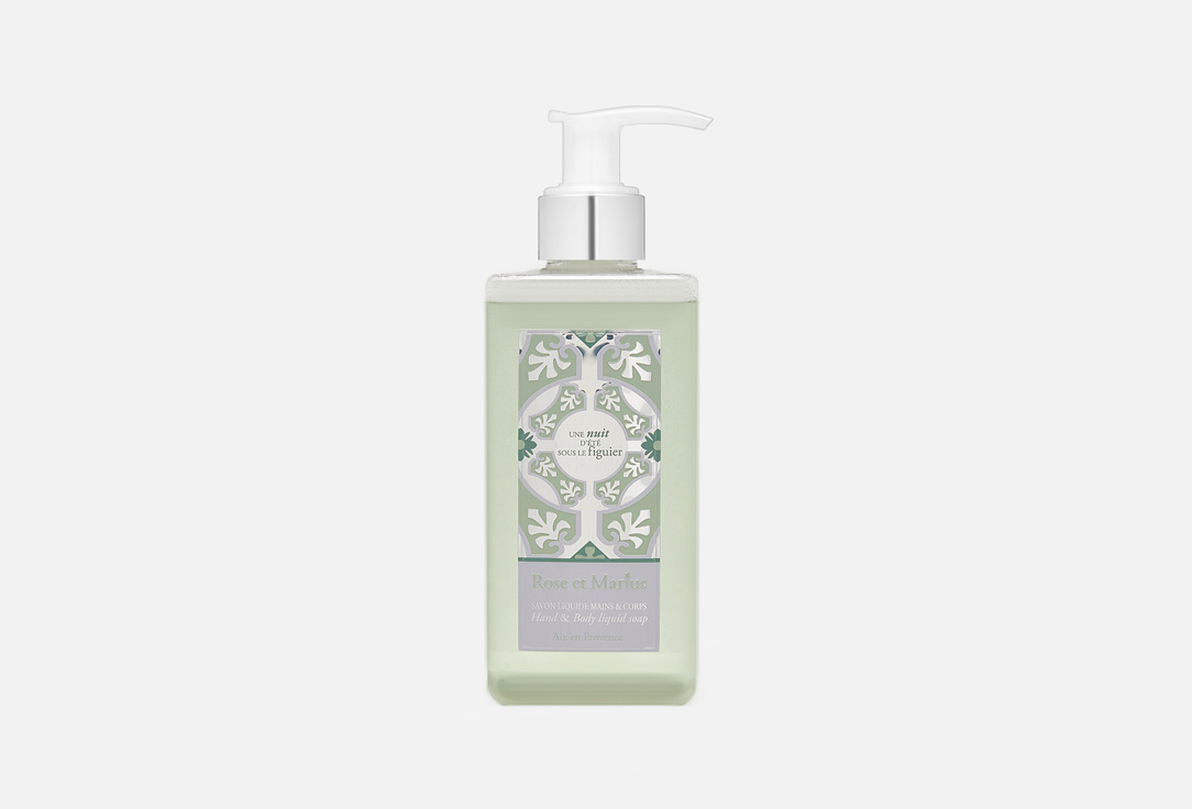 Rose et Marius Liquid soap for hands and body Une nuit d’été sous les figuiers 315 ml Rose et Marius Liquid soap for hands and body Une nuit d’été sous les figuiers