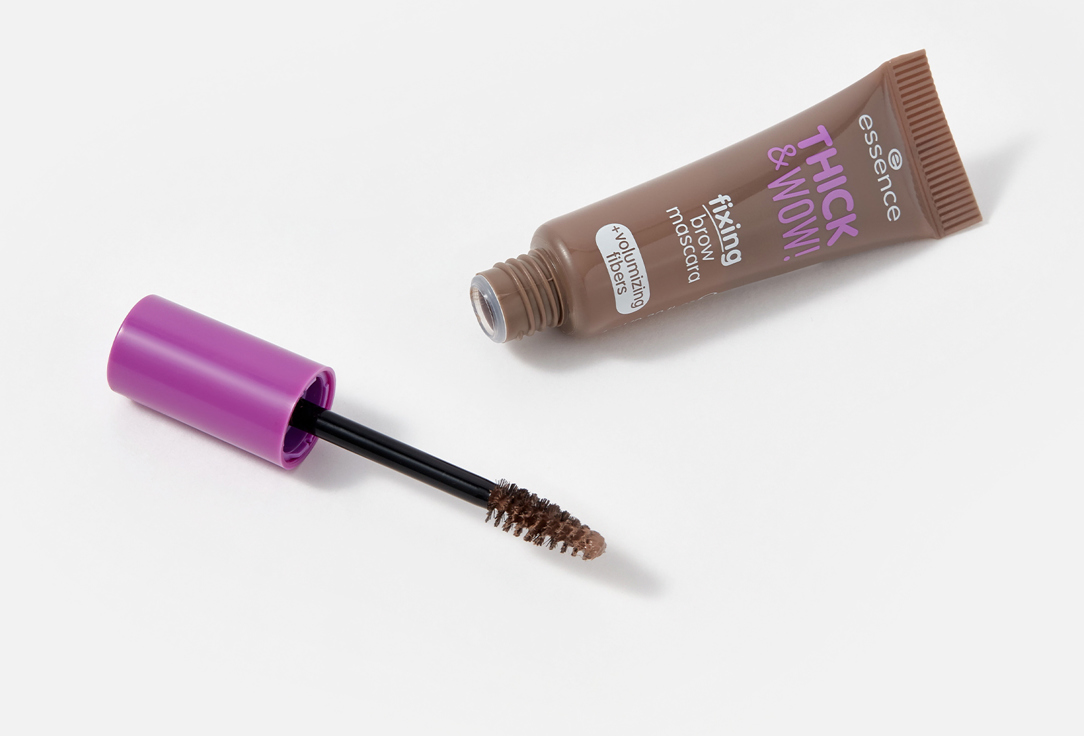 essence Fixing brow mascara THICK & WOW! 01, Caramel blonde 6 ml essence Fixing brow mascara THICK & WOW!