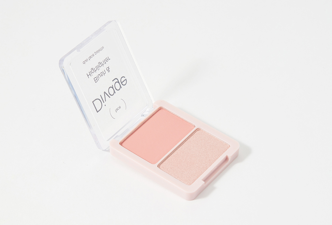 Divage face palette Blush & highlighter duo