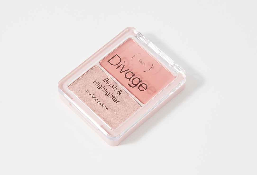 Divage face palette Blush & highlighter duo
