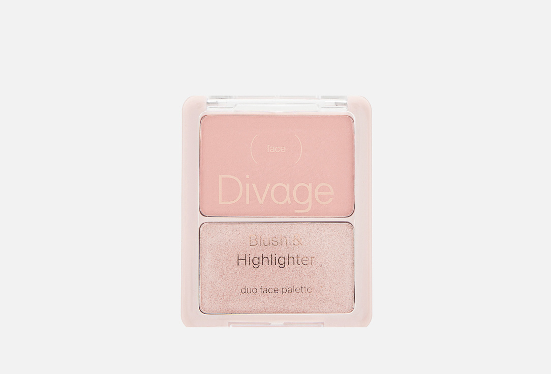 Divage face palette Blush & highlighter duo