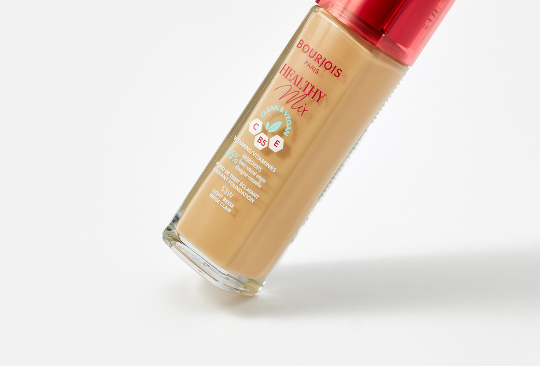 Bourjois Foundation Healthy Mix Clean 53w, Light beige 30 ml Bourjois Foundation Healthy Mix Clean