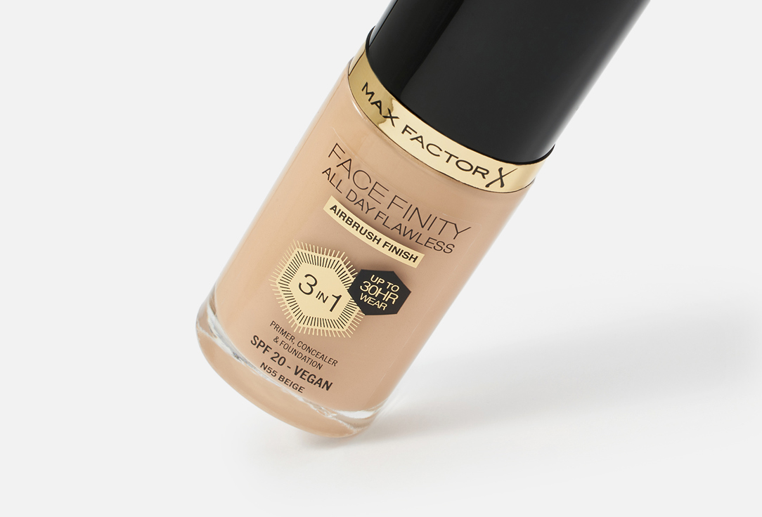 Max Factor matte Foundation SPF20 Facefinity All Day Flawless N55, Beige 30 ml Max Factor matte Foundation SPF20 Facefinity All Day Flawless