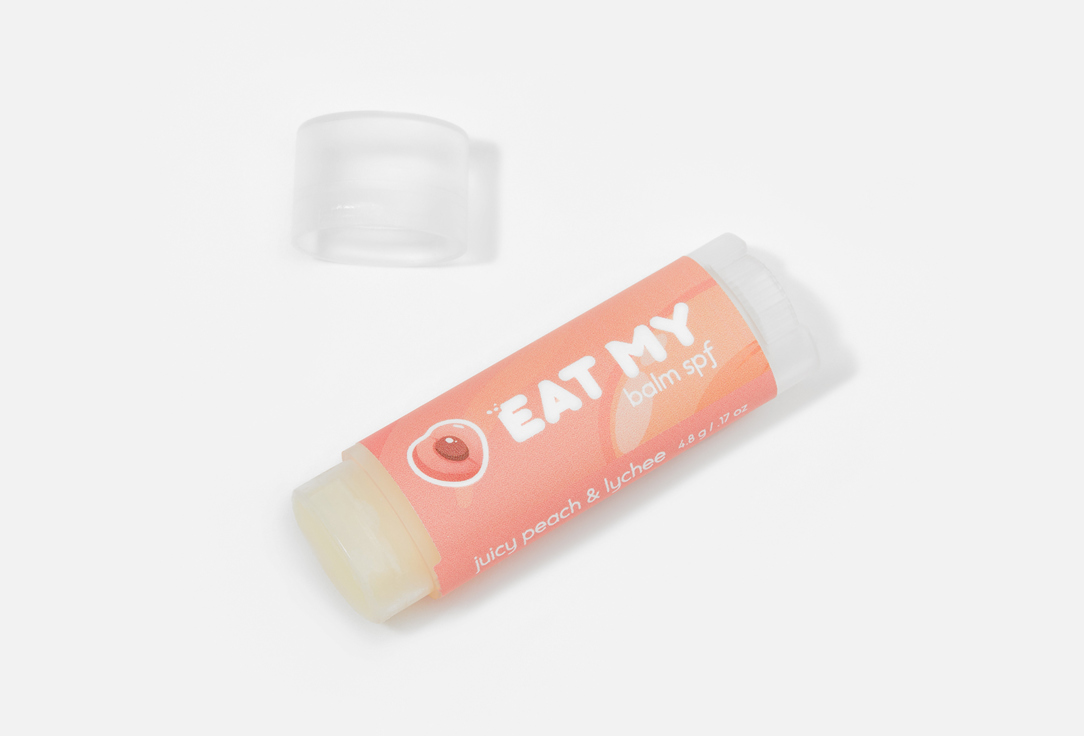 EAT MY Moisturizing Lip Balm SPF 30 Iced peach & lychee