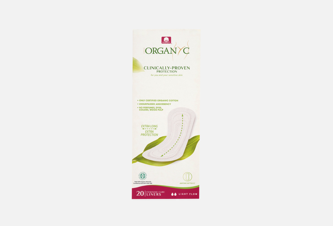 Organyc Everyday Thick Pads Maxi Panty Liners