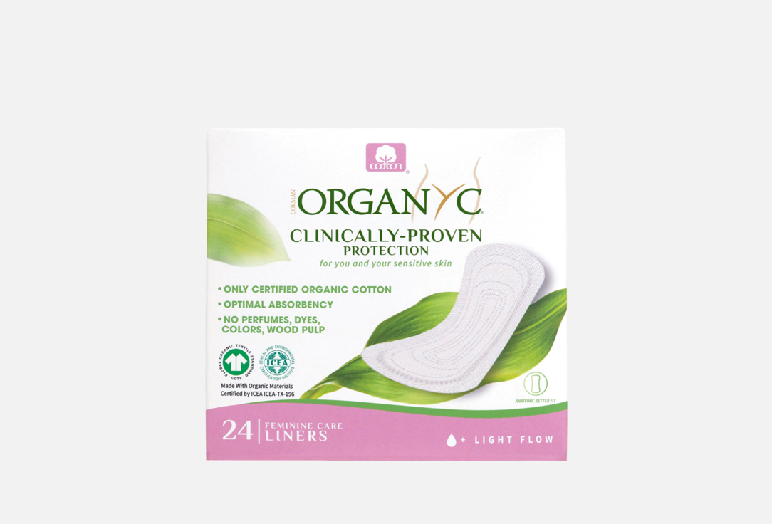 Organyc Everyday Pads Folded Panty Liners