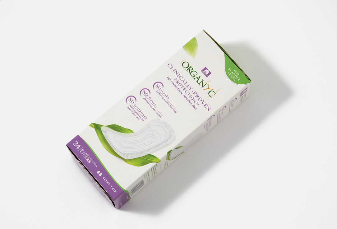 Organyc Thin Incontience Pads Ultra-thin Incontience Liners