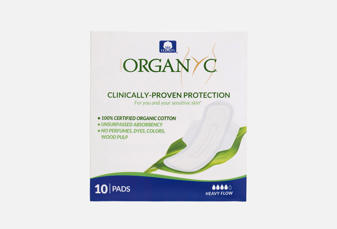 Organyc Thin Sanitary Pads Sanitary Pads for Heavy Flow