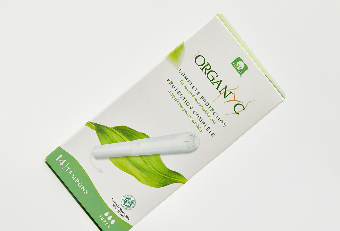 Organyc Thick Tampons Super Tampons with Applicator