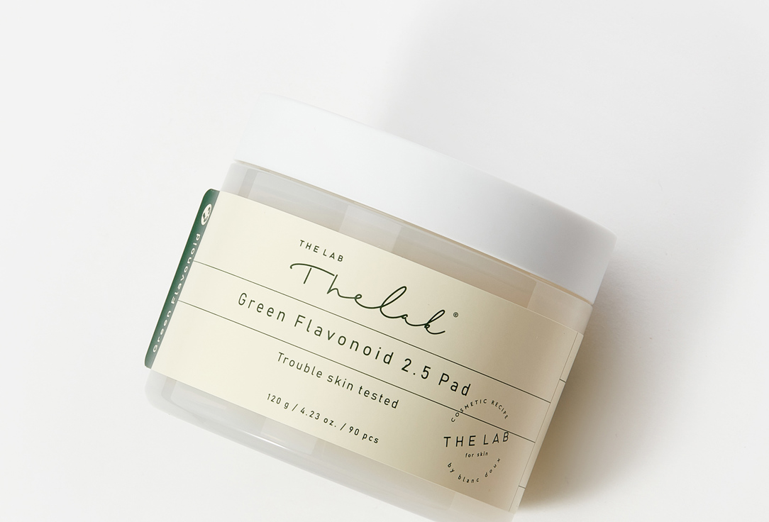 THE LAB by blanc doux Face Toner Pads Green Flavonoid 2.5 Pad 90 pcs THE LAB by blanc doux Face Toner Pads Green Flavonoid 2.5 Pad