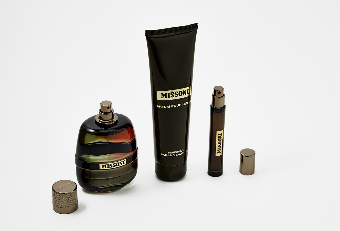 Missoni Eau de parfum, shower gel Set POUR HOMME 3 pcs Missoni Eau de parfum, shower gel Set POUR HOMME