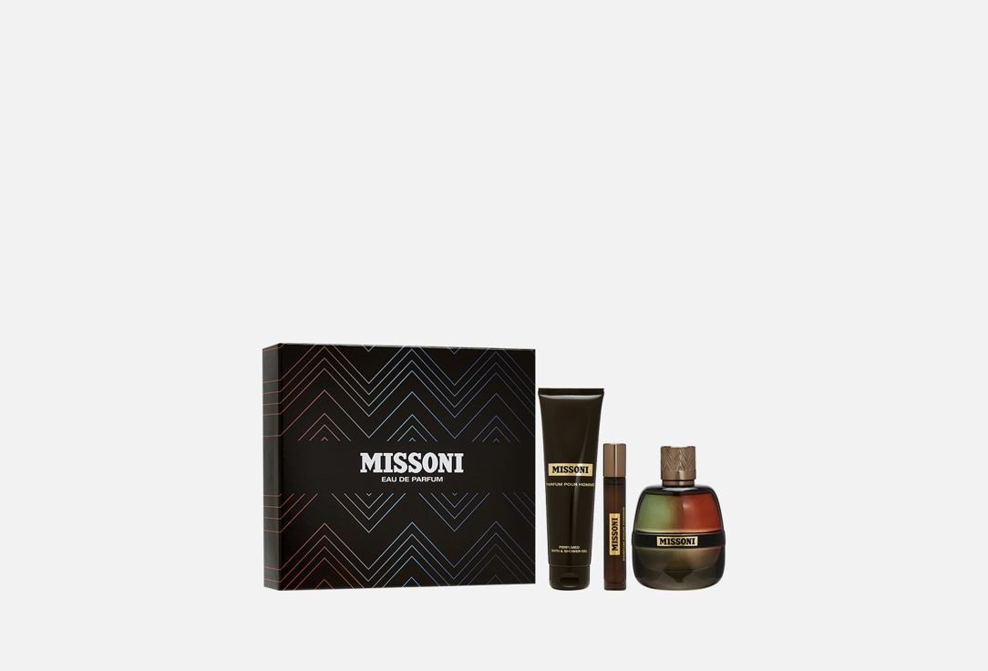 Missoni Eau de parfum, shower gel Set POUR HOMME 3 pcs Missoni Eau de parfum, shower gel Set POUR HOMME
