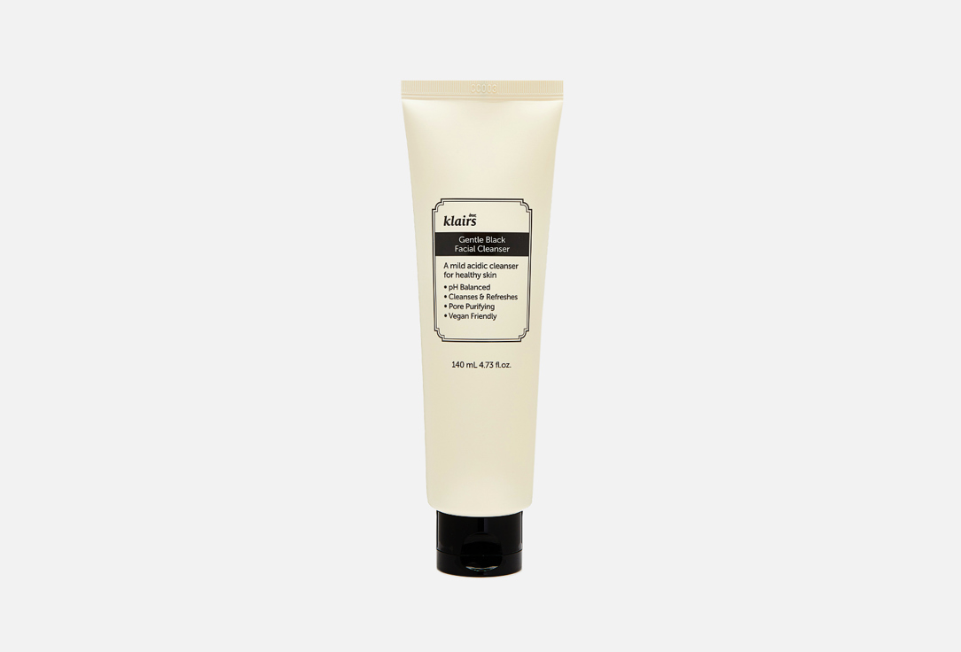 Dear, klairs Face cleansing foam Gentle Black 140 ml Dear, klairs Face cleansing foam Gentle Black