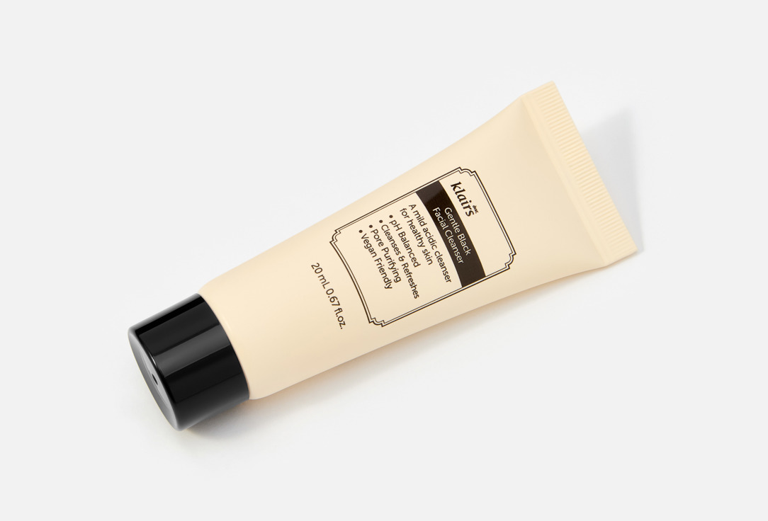 Dear, klairs Face cleansing foam Gentle Black