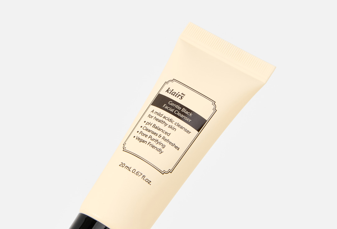 Dear, klairs Face cleansing foam Gentle Black