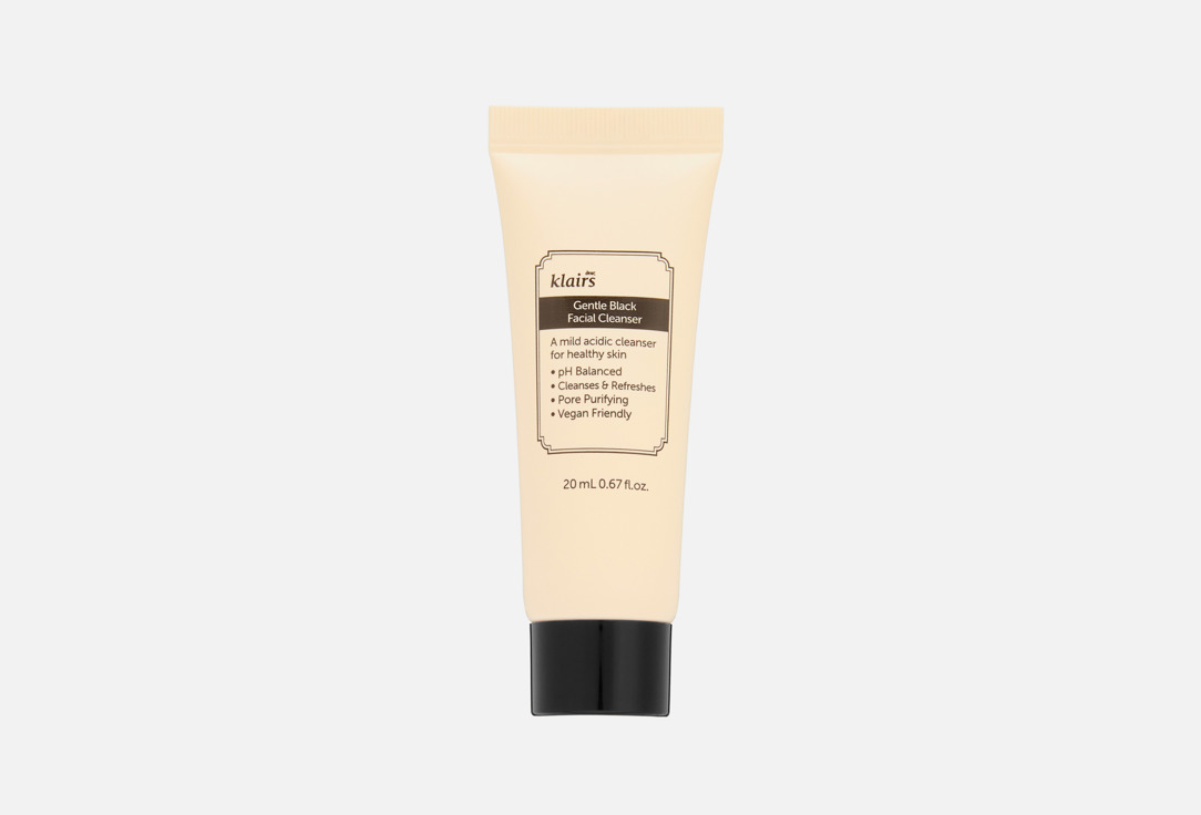 Dear, klairs Face cleansing foam Gentle Black
