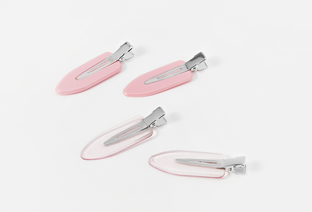 For me by gold apple Hair clips Crease-free Rose 4 pcs For me by gold apple Hair clips Crease-free