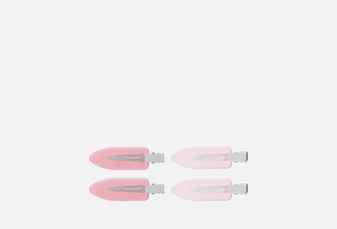 For me by gold apple Hair clips Crease-free Rose 4 pcs For me by gold apple Hair clips Crease-free