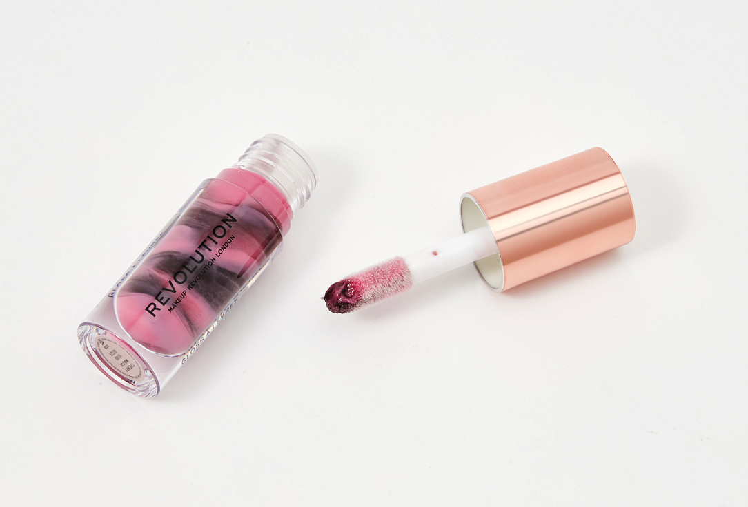 MakeUp Revolution Moisturizing Lip Gloss Ceramide Swirl Cherry mauve 4.5 ml MakeUp Revolution Moisturizing Lip Gloss Ceramide Swirl