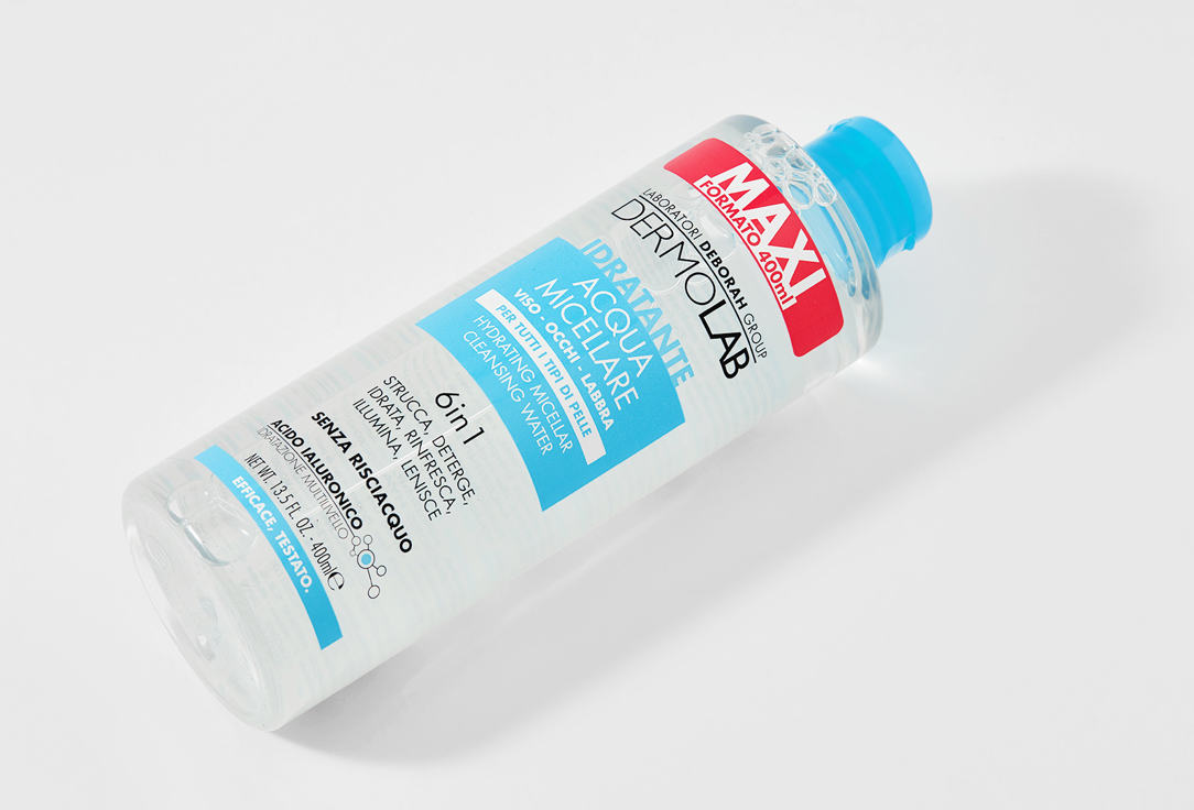 DERMOLAB HYDRATING cleanser MICELLAR CLEANSING WATER 6 IN 1 400 ml DERMOLAB HYDRATING cleanser MICELLAR CLEANSING WATER 6 IN 1