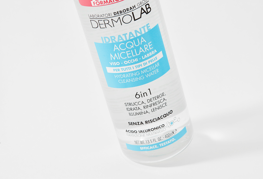 DERMOLAB HYDRATING cleanser MICELLAR CLEANSING WATER 6 IN 1 400 ml DERMOLAB HYDRATING cleanser MICELLAR CLEANSING WATER 6 IN 1