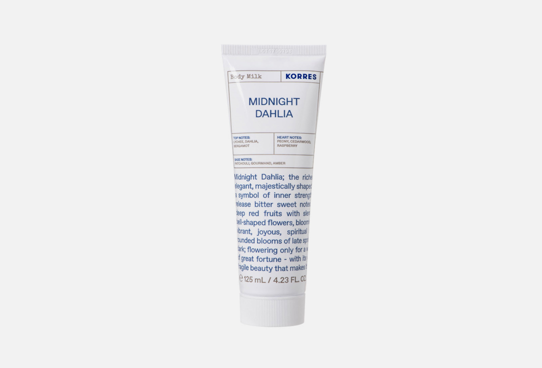 Korres Body Milk Midnight Daahlia 125 ml Korres Body Milk Midnight Daahlia