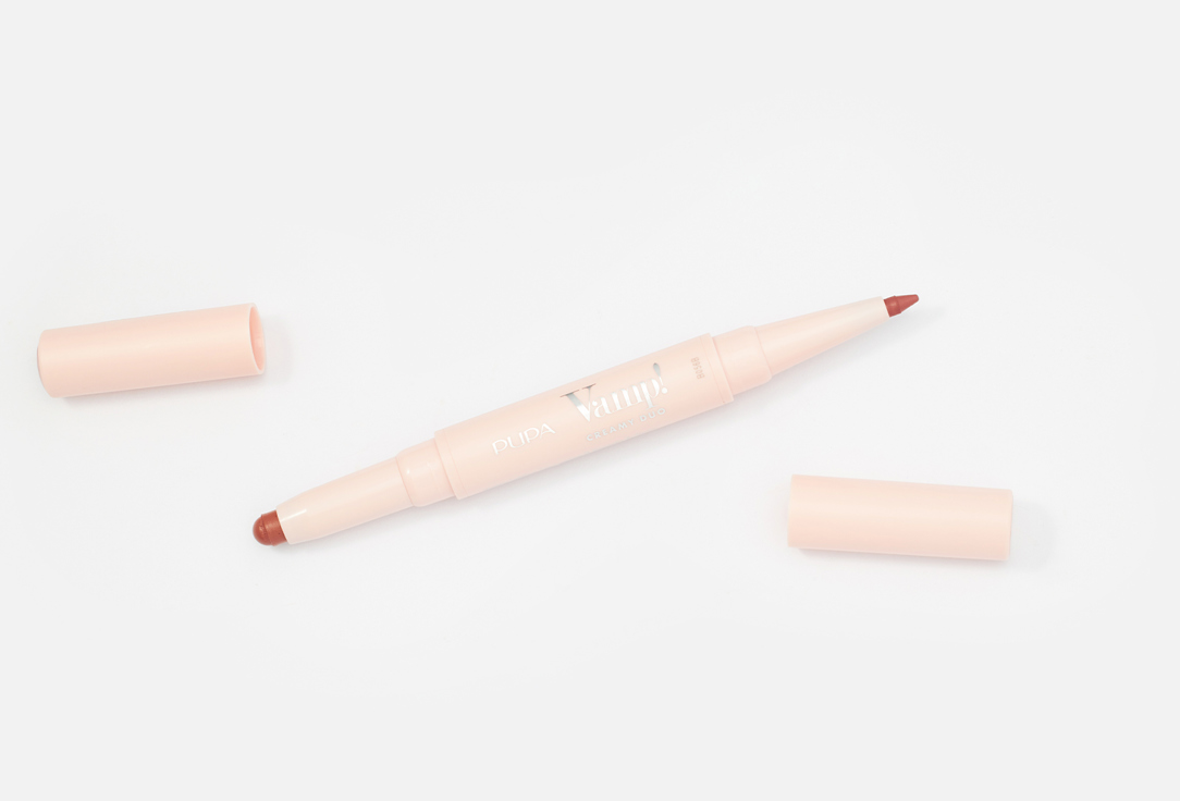 Pupa Contouring Lip Pencil & Shiny Lipstick 2-in-1 Vamp! Creamy Duo