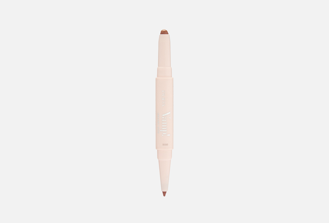 Pupa Contouring Lip Pencil & Shiny Lipstick 2-in-1 Vamp! Creamy Duo