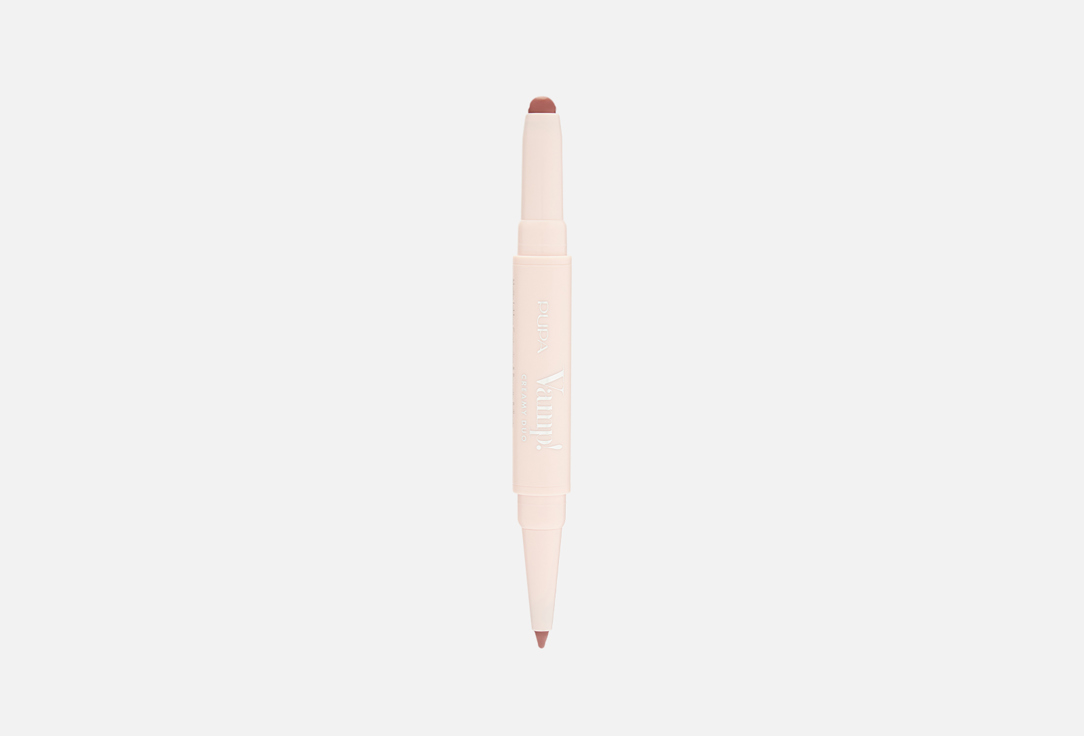 Pupa Contouring Lip Pencil & Shiny Lipstick 2-in-1 Vamp! Creamy Duo