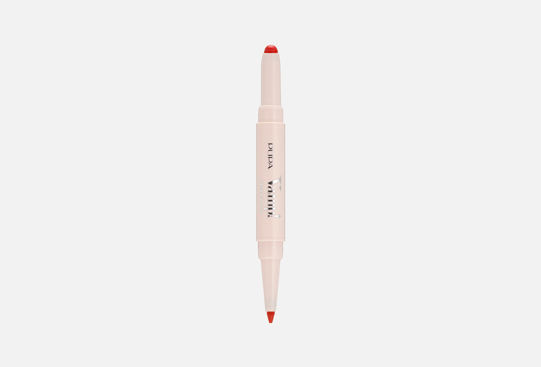 Pupa Contouring Lip Pencil & Shiny Lipstick 2-in-1 Vamp! Creamy Duo