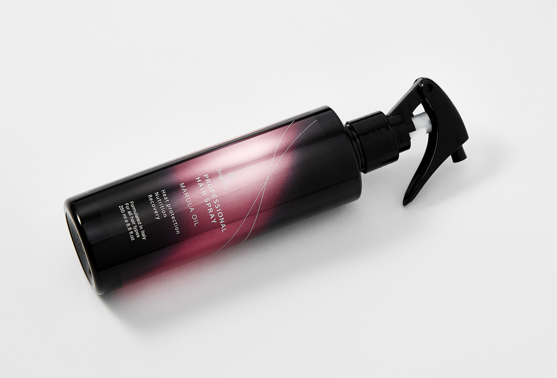 Bogenia Professional heat protecting hair spray Marula Oil 250 ml Bogenia Professional heat protecting hair spray Marula Oil