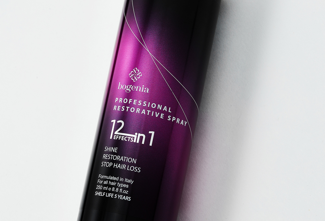 Bogenia 12 in 1 restoring hair spray Professional restorative 250 ml Bogenia 12 in 1 restoring hair spray Professional restorative