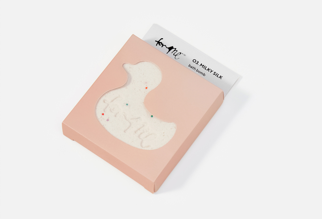 For me by gold apple Nourishing bath bomb 03. MILKY SILK