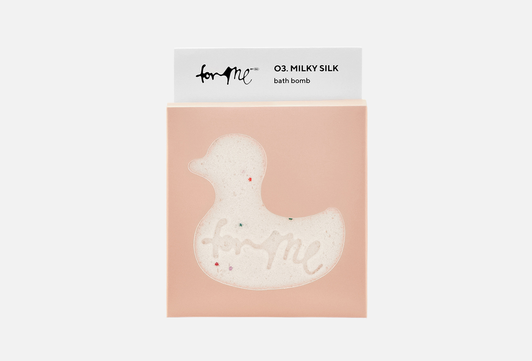 For me by gold apple Nourishing bath bomb 03. MILKY SILK