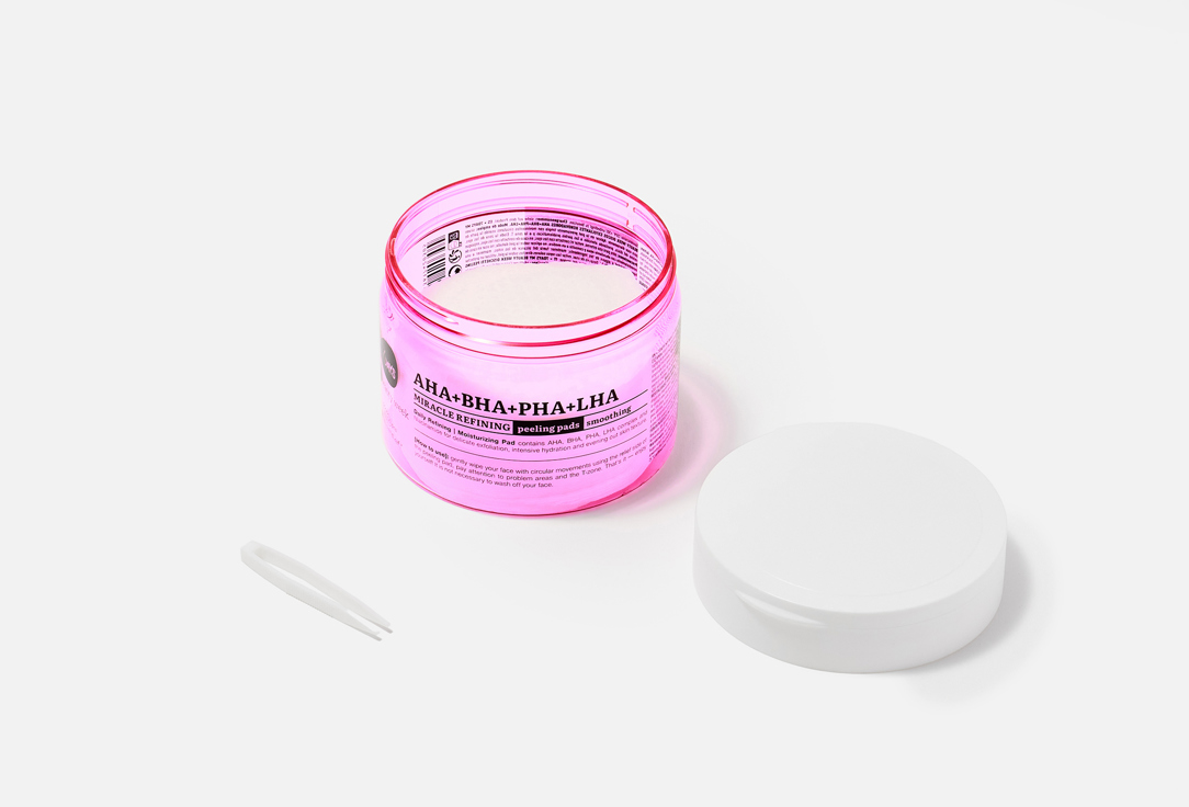 7DAYS Exfoliating & Moisturizing Face Pads AHA+BHA+PHA+LHA