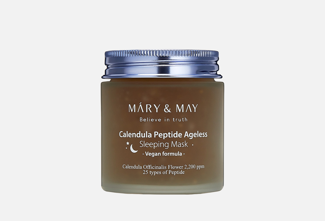 Mary&May Soothing & Moisturizing Night Face Mask Calendula Peptide Ageless 110 g Mary&May Soothing & Moisturizing Night Face Mask Calendula Peptide Ageless