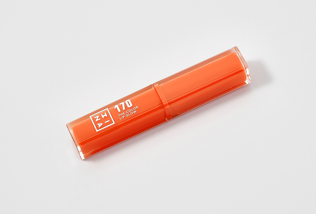 3INA Glowy, Moisturizing lipstick The Color Lip Glow 170, Soft coral red 1.6 g 3INA Glowy, Moisturizing lipstick The Color Lip Glow